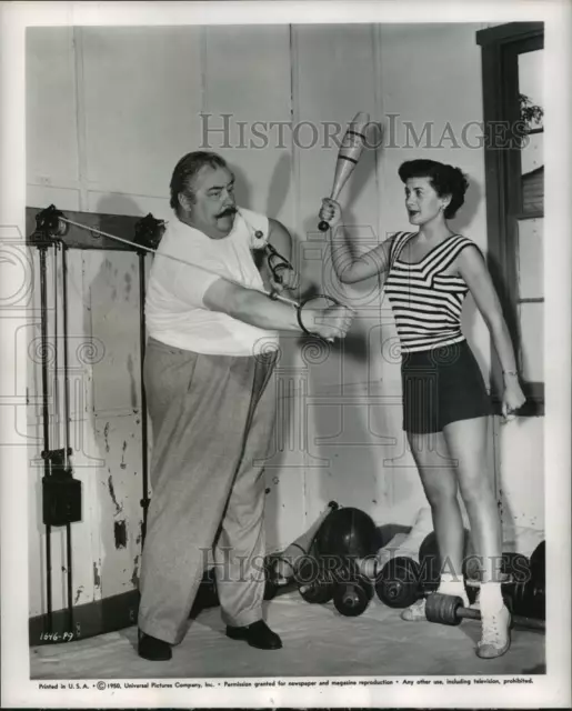 1950 Press Photo Radio Star J Scott Smart to Star in "The Fat Man" Movie