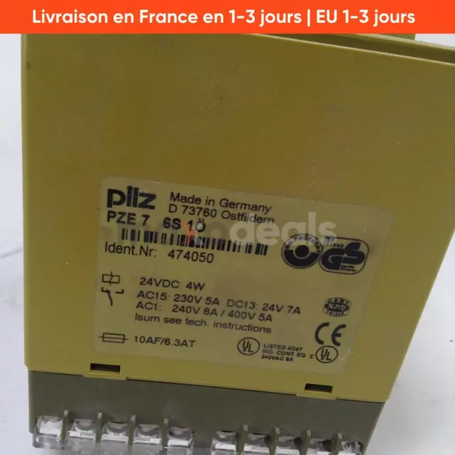 Pilz PZE76S1O Safety Relay Not-Aus Modul PZE 7 6S 1Ö New NMP 2