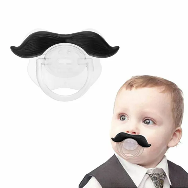 Funny Silicone Infant Pacifier Orthodontic Nipples Dummy Moustache Beard Mouth