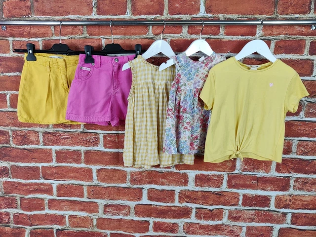 Girls Bundle Age 4-5 Years Zara Next Etc Denim Shorts T-Shirts Tops Summer 110Cm