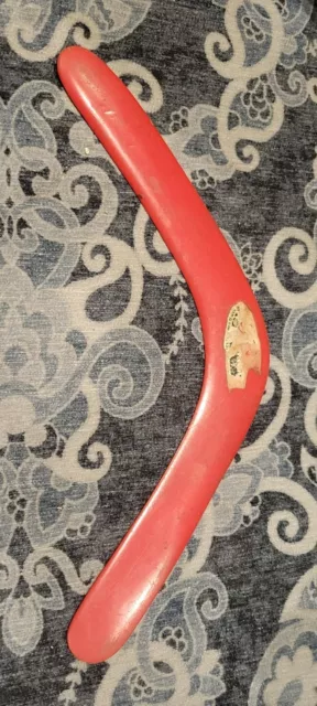 Vintage Wham-O Red Boomerang 1965 Toy