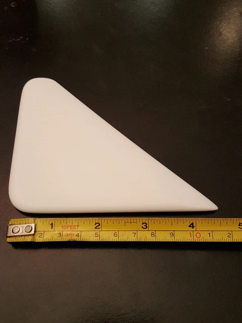 Ergo cuadrado, enorme 4""x5"" una carpeta de hueso hecha completamente de teflón antiadherente
