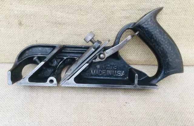 Vintage Stanley USA No 78 Rebate Plane