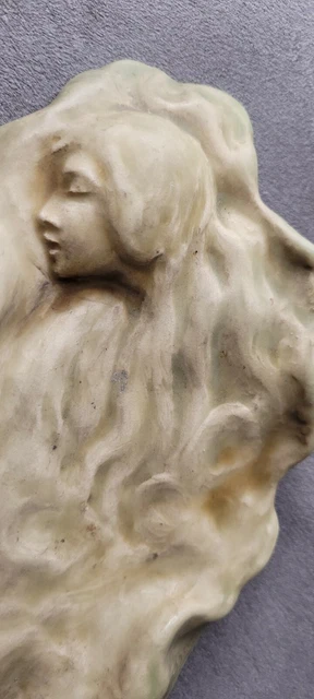 eugene Baudin  Ange Bossard rare ceramic ART NOUVEAU JUGENDSTIL KERAMIK 1900
