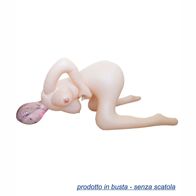 Bambola gonfiabile in ginocchio doggy style pecorina 3 fori