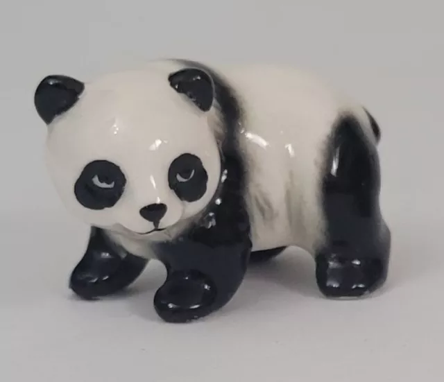 Miniature Porcelain Panda Bear Figurine 1.75 X 1.25" Hagen-Renaker ?
