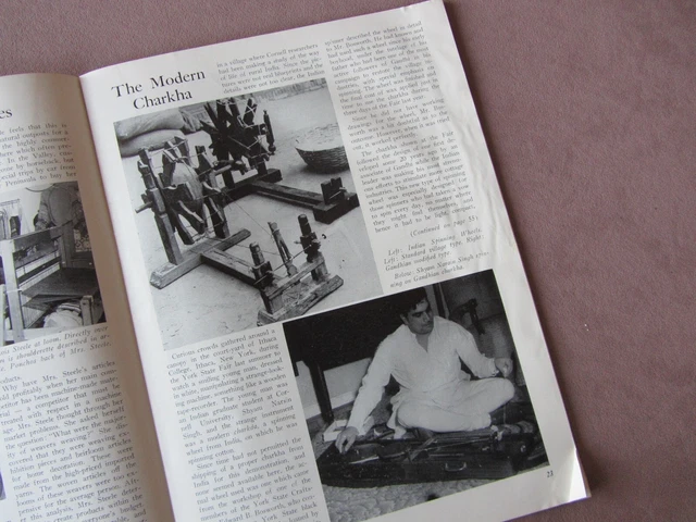 1958 Handweaver Magazine Vestiments Eclesiástico 6 Arneses M + O Kate Van Cleve