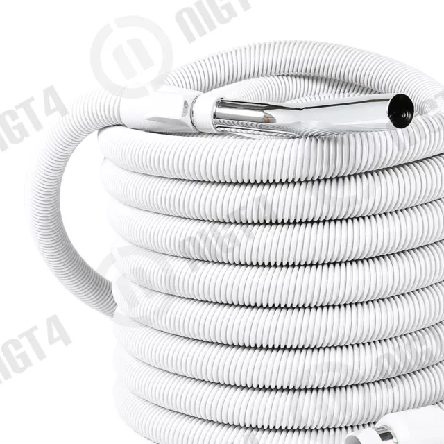 Special  Aspirateur Central Vacuum 35' ft Pigtail Crush-Proof Electric Hose NEW! 2