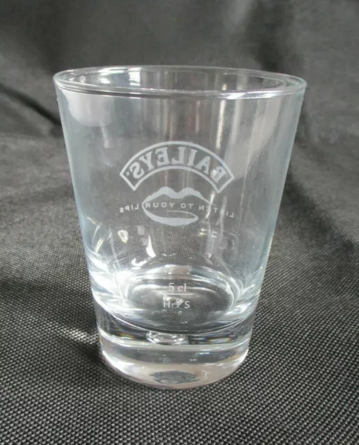 Baileys Bailey's Glas - LISTEN TO YOUR LIPS - Perle im Boden 5 cl NEU 3