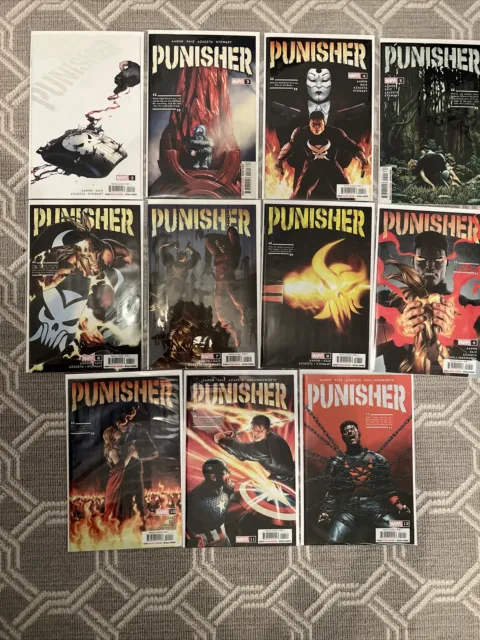 Marvel Comics Punisher Vol 13 Lot (2022-2023) - Near Mint #2-12