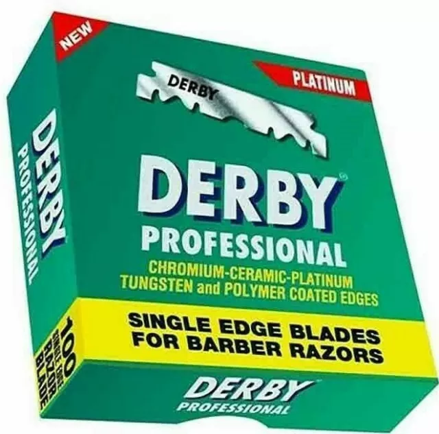 Derby Professional Cuchillas Afeitado Intercambiable para Navaja de Afeitar