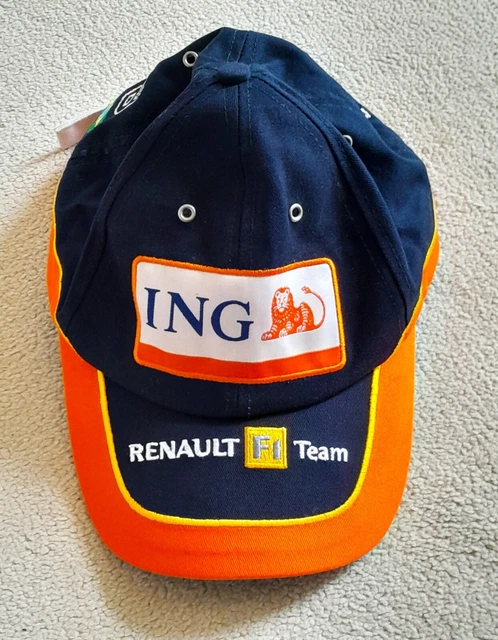 Renault F1 Team Hat 2007-08 Season ING Sponsor Pit Crew Mechanic Baseball Cap