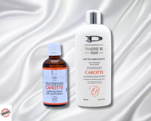 Pr. Francoise Bedon CAROTTE Body Lotion 500ml +  Serum 50ml