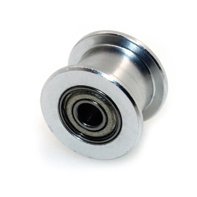 5pcs GT2 Bore Aluminum Toothless Timing Belt Idler Pulley for 3D Printer 6mm