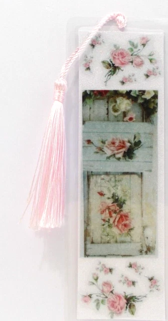 Victorian Rose Vintage Kitchen Pantry Unique Exquisite Laminated Bookmake Women