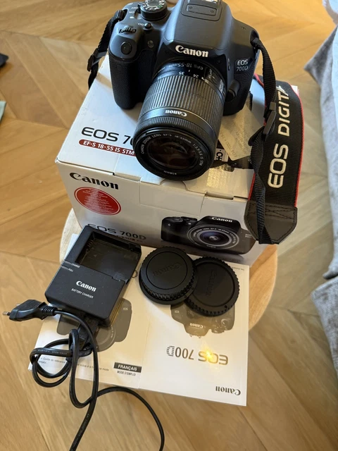 Objectif Canon EF-S 18-55mm F/4-5.6 IS STM - Zoom Standard Pour APS-C, Stabilisateur, Mise Au Point Silencieuse