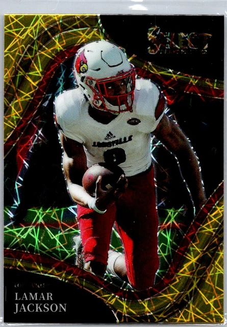 2022 Panini Select Draft Picks #140 Lamar Jackson Louisville Cardinals