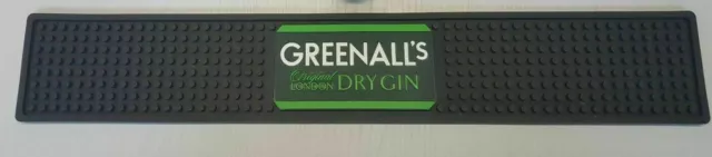 Greenalls Gin Thick Rubber Bar Runner Mat New home pub bar mancave