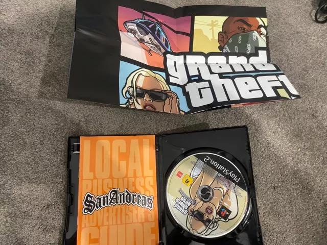 Grand Theft Auto San Andreas PS2 PAL *Manual No Map*