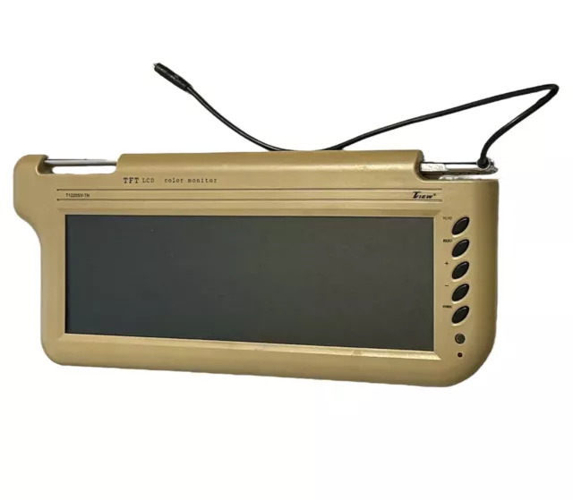 TFT LCD Car Sun Visor Monitor TAN  PASSENGER SIDE