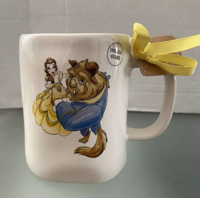 NEW Rae Dunn Disney Beauty and the Beast-- Double sided Princess Collection