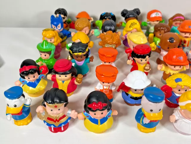 Fisher Price Little People Lot Of 67 Mixed Mini Figures including Disney & More 2