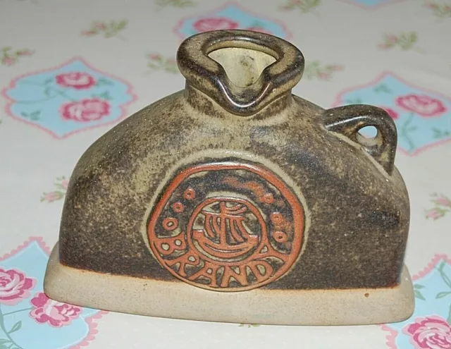 Tremar Pottery Cornwall Brandy Flask, c 1970's.