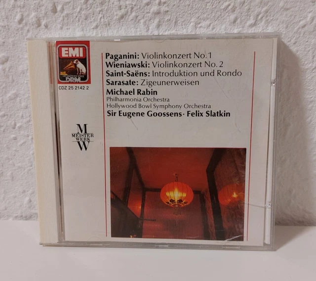 MICHAEL RABIN 1936-1972 PAGANINI WIENIAWSKI TCHAIKOWSKY 6 CD