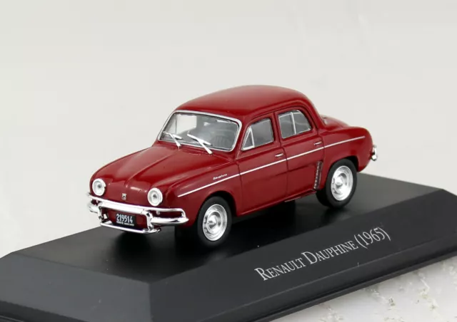 Renault Dauphine dunkelrot 1965 Blister 1:43 Salvat Ixo Modellauto