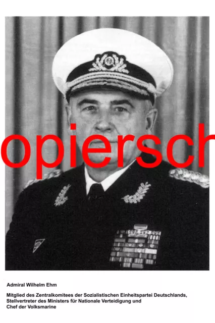 G71 Admiral Wilhelm Ehm Volksmarine NVA DDR Foto 20x30 cm