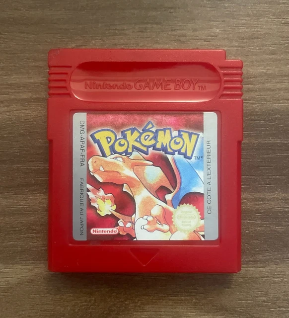 Pokémon Version Rouge Sur Game Boy Color – Jeu D’occasion Complet (boîte, Notice) – Super état Pour Collectionneurs