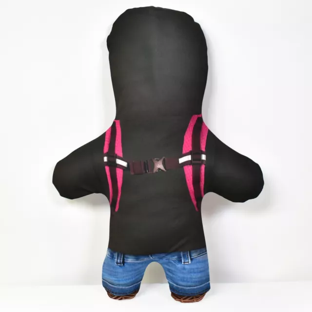 Personnalisé Mini Me Poupée Add 2 Visage Mum Cadeau Rose Bébé Carrier Peluche 3