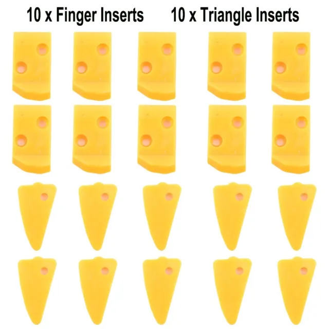 Inserts sans levier doigt et triangle conçus avec précision pour CorghiHunter