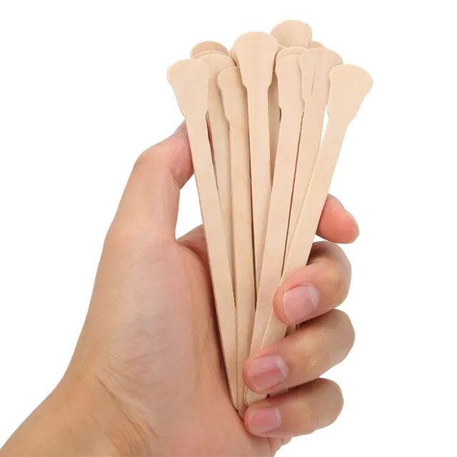 (Guitar Shape)20x Facial Body Hair Removal Wax Spatulas Applicator Tool IDS