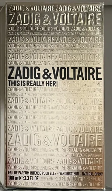Zadig & Voltaire « This Is Really Her»Eau Parfum Intense- 100 Ml -Valeur 120€
