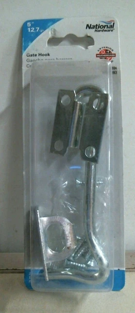 National Hardware N122-283, 5" Gate Hook, FREE SHIPPING