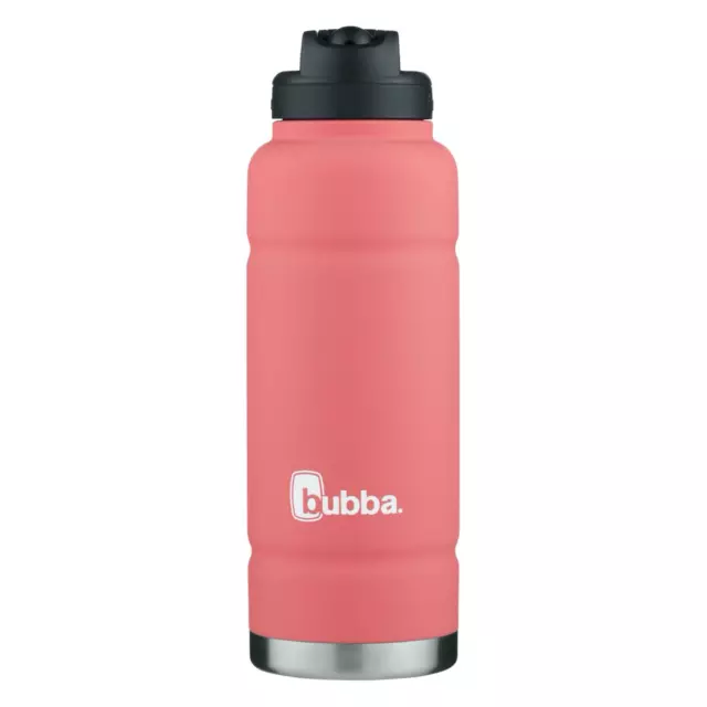 Bubba Trailblazer Stainless Steel Water Bottle Straw Lid,In Pink, 40 Fl. Oz.