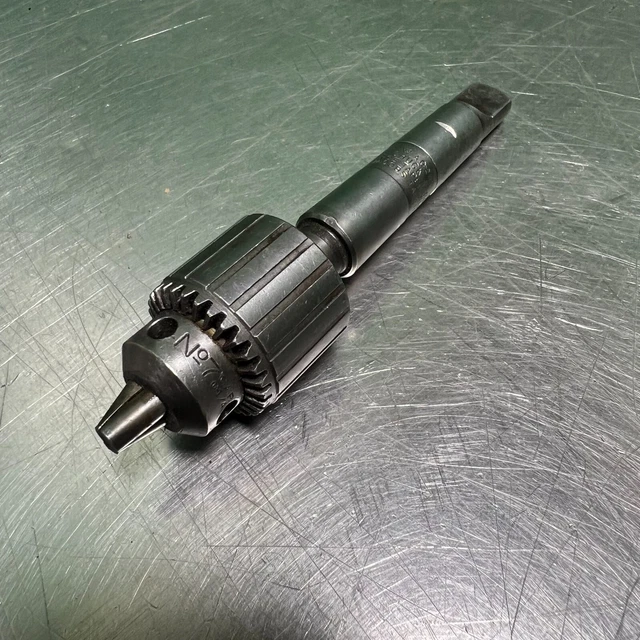 Jacobs Drill Chuck No 7 0 to 1/4" with Morse Taper #2 Arbor Shank Made in USA