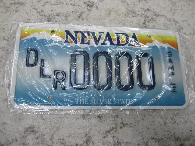 Nevada  DLR 0000 Sample License Plate