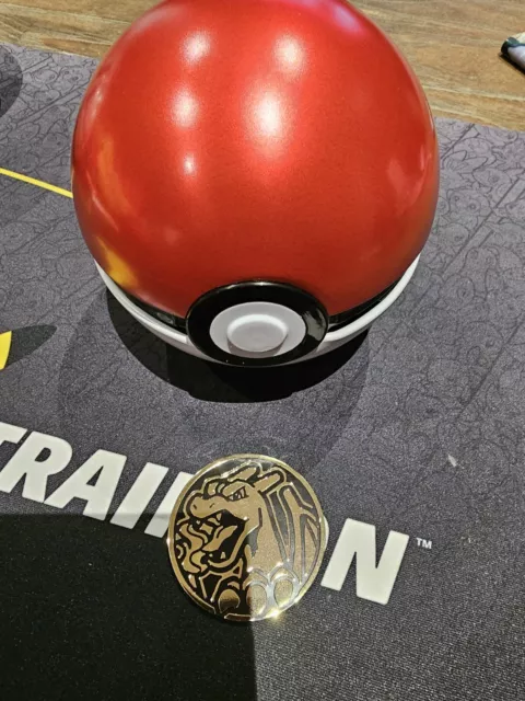 Jeton Coin Dracaufeu + Pokeball Vide Pokemon JcC