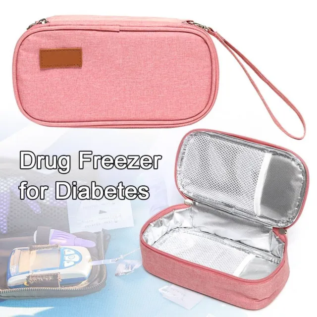 Gel congelador de medicamentos para la diabetes protector de píldoras medicla enfriador bolsa de enfriamiento de insulina