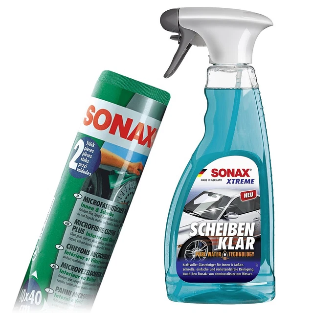 500ml SONAX XTREME CHIARO DISCO + SONAX 2x PANNI IN MICROFIBRA PLUS