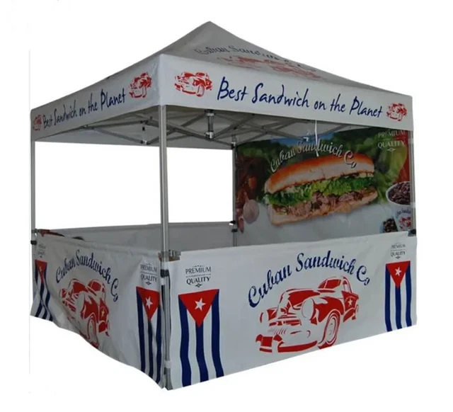 CUSTOMIZED Waterproof Concession Stand Carnival Fair Food Drink Tent Booth