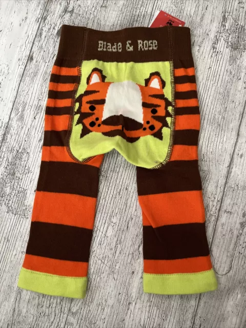 New Blade & Rose baby toddler Tiger leggings age 0-6 Months