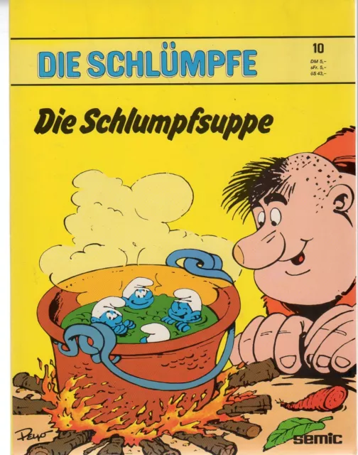 DIE SCHLÜMPFE Nr. 10 / DIE SCHLUMPFSUPPE / Semic Comics 1984