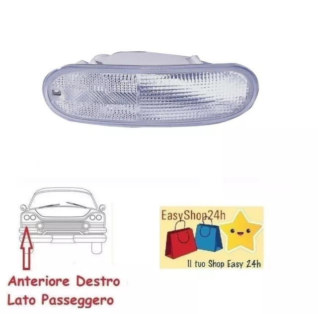 Fanale Fanalino Freccia Anteriore Dx Per Vw New Beetle 98 05 Indicatore Paraurti