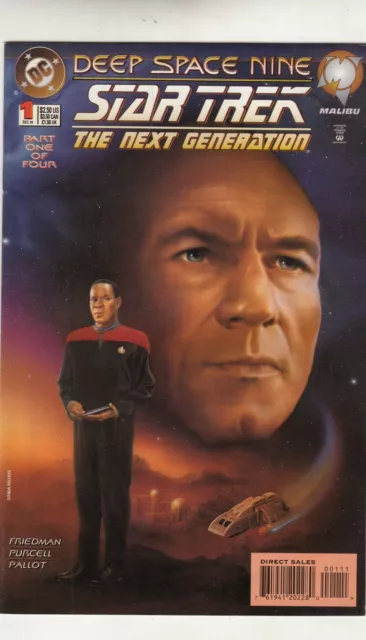 Star Trek Deep Space Nine Next Generation #1 Comic Book DC Very Fine / Near Mint