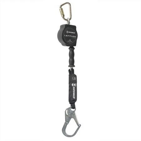 SAFEWAZE SW8008-10-RBH Cable SRL,Steel Rebar Hook,10 ft.