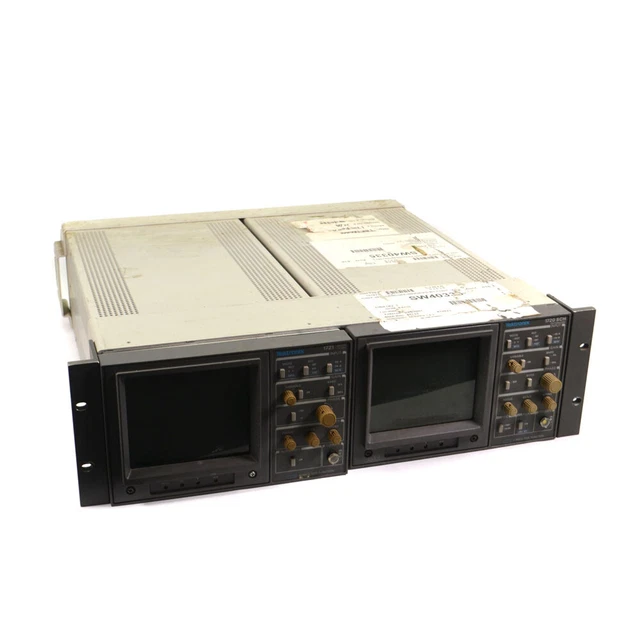 Tektronix 1720, 1721 SCH Signal Monitoring Vectorscopes Monitors w/ Rackmount