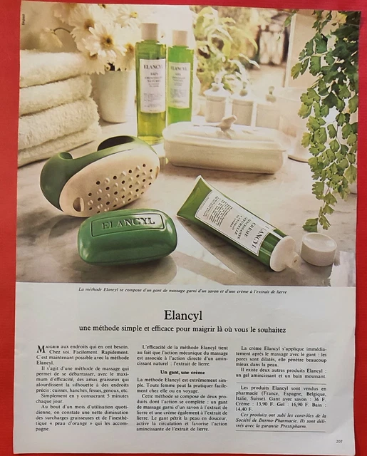 Press Advertising: ELANCYL Slimming Product Effective Method & ULTREX1974